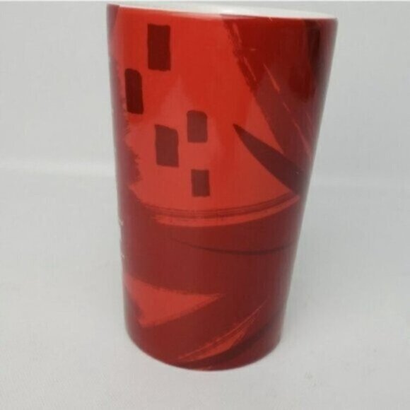 Starbucks Red Tall Coffee Tea Mug 16 Ounce 2014 - Picture 6 of 9